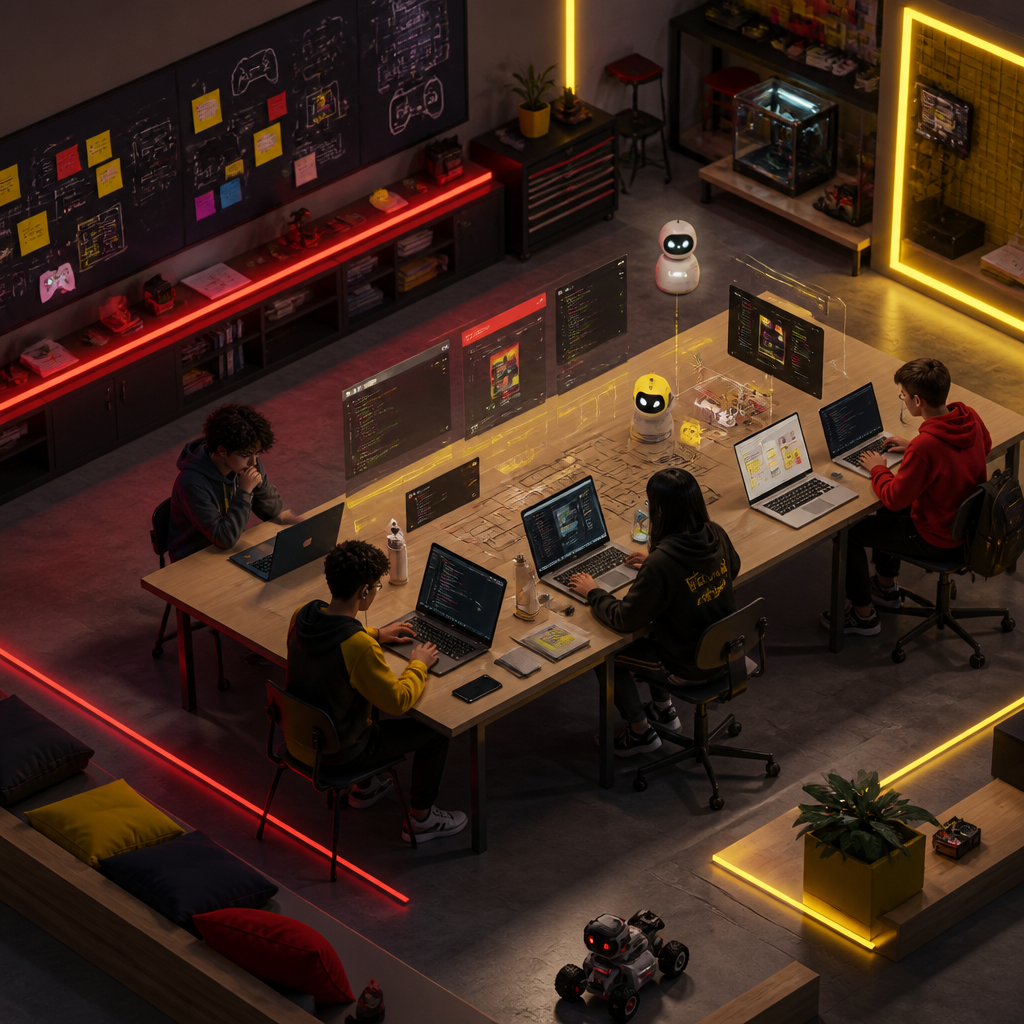 Cursor vs Claude Code: quando usar cada ferramenta? — ilustração editorial SuperGeeks